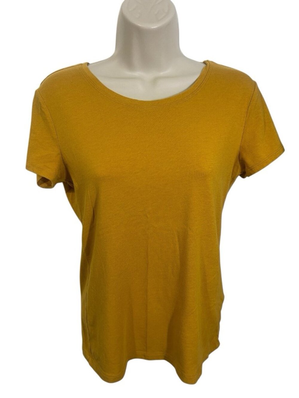 BANANA REPUBLIC Women's Size XS Timeless Tee Gold Yellow Mustard